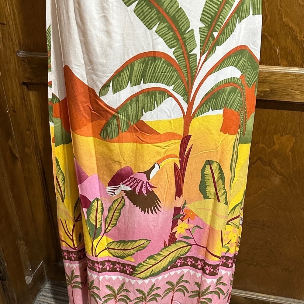 Paper Heart Palm Landscape Tie Back Dress Size XL – NWT - Picture 3 of 8